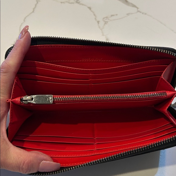 Christian Louboutin Black Spiked Wallet - Picture 4 of 11